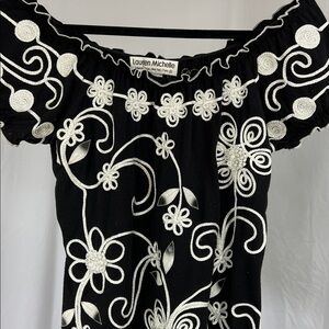 Drop sleeve baby doll elegant fashion top